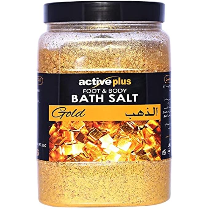 Active Plus Himalayan Foot and Body Bath Salt - Gold, 3 Kg - Image 1